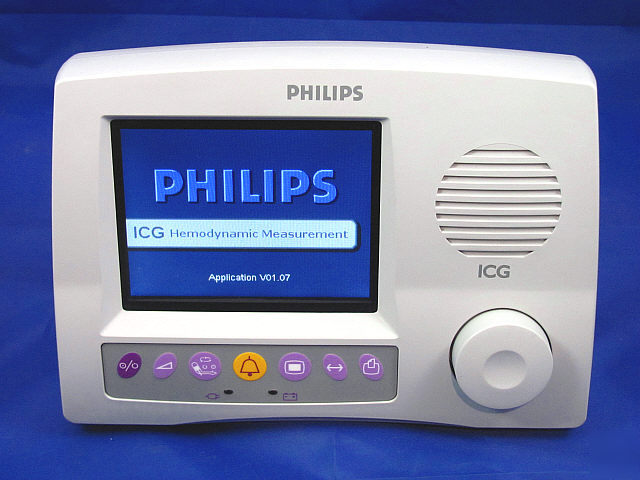 Philips icg hemodynamic measurement patient monitor