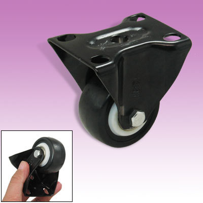 1.9 inch diameter flat top plate single wheel caster