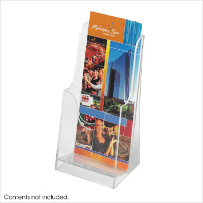 Acrylic single pocket pamphlet display (qty 6)
