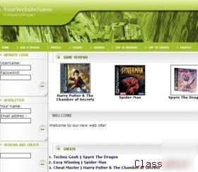 Games reviews portal with adsense & free domain name.