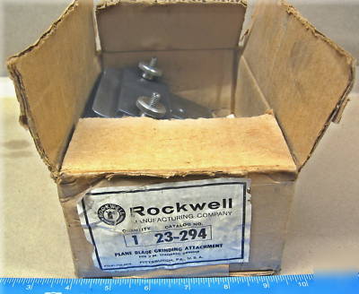 Rockwell delta edge tool grinding attachment nos