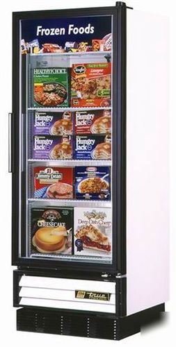True gdm-12F swing glass door freezer merchandiser 12 c