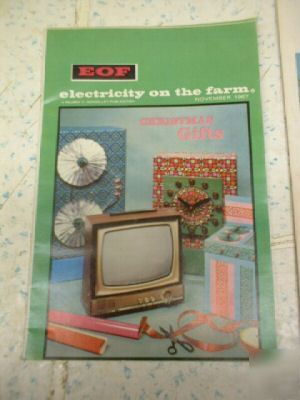 1967 electricity on the farm magazine christmas catalog