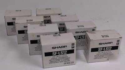 New 8 oem sharp sf-LS12 staple cartridge, 5000 ea.