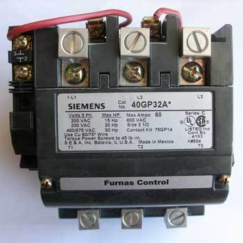 New furnas 40GP32AA size 2.5 def purpose contactor 240V