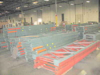 Used pallet racking/beams/wire decking interlake style