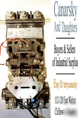 1 used ab 509FOD size 5 combination motor starter