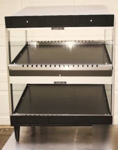 Grsds-24D merchandising warmer hot food pass thru hatco