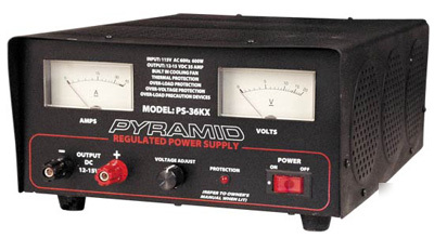 New 35 amp pyramid heavy duty regulated power supply