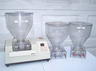 Nice edhard mk donut filler w/ 3 hoppers jelly pump