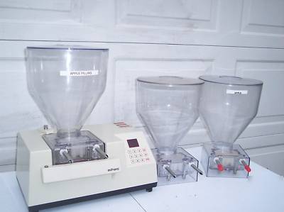 Nice edhard mk donut filler w/ 3 hoppers jelly pump