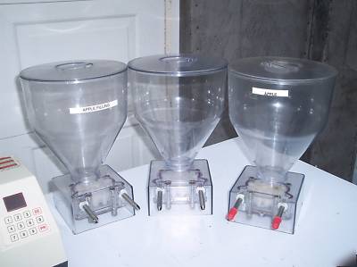 Nice edhard mk donut filler w/ 3 hoppers jelly pump