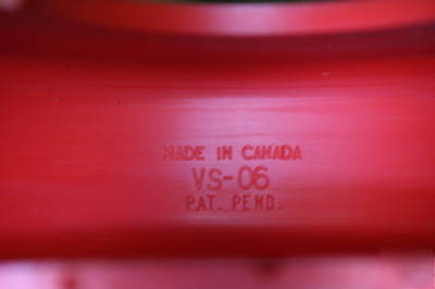 North safety wheel valve lockout - v-safe - red - vs-06