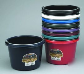 Pail plastic 8 qtredgreat for livestock