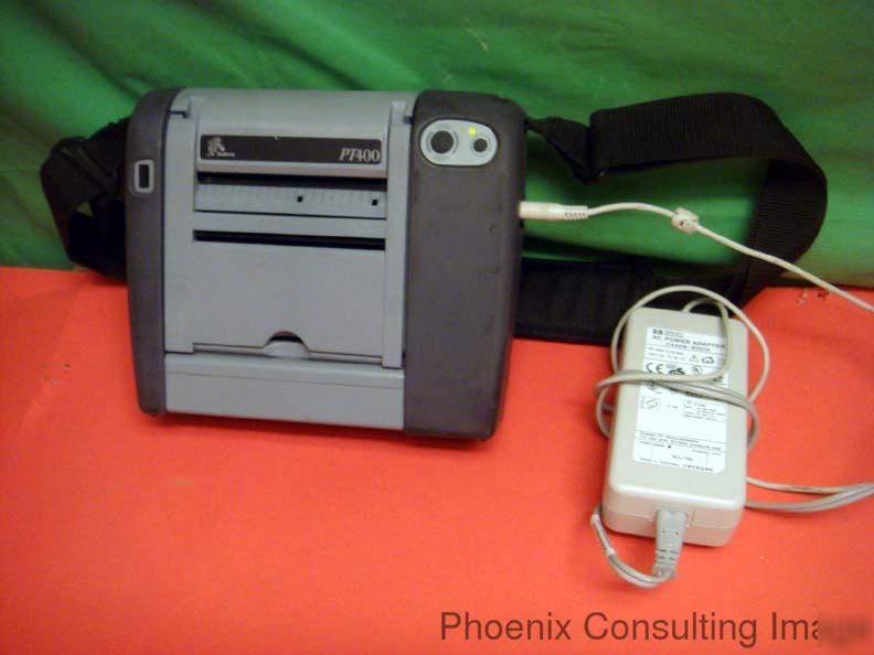 Zebra PT400 portable barcode bar code thermal printer