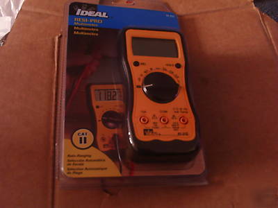 New multimeter ideal resi-pro cat ii 61-312 in package 