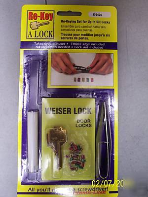 New weiser re-key a lock (5-pin) rekey kit 