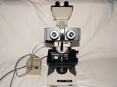 Olympus bh-2 bhtu dual viewing microscope complete