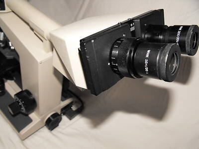 Olympus bh-2 bhtu dual viewing microscope complete