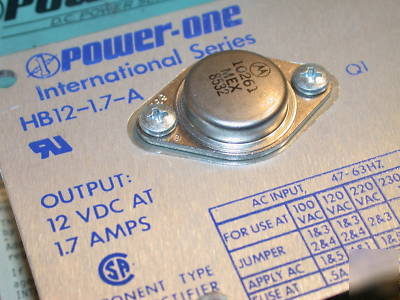 Power one power supply 12 volt dc 1.7 amps HB12-1.7-a