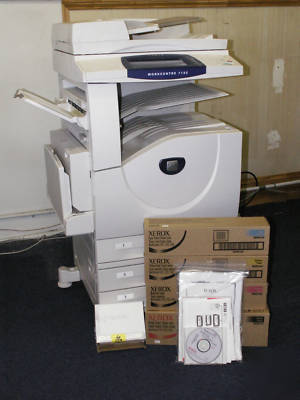 Xerox workcentre 7132 color copier/fax/scanner/email