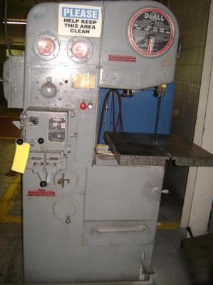  doall 16â€ model 1613-2 16 vertical band saw machine 