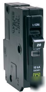 Square d QO120 breaker - - 20 amp single breaker