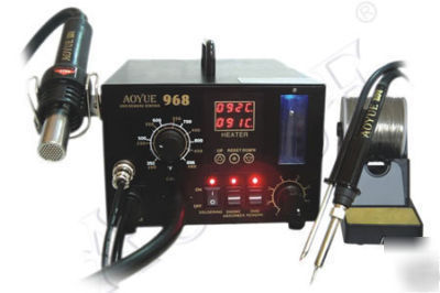 Aoyue 968 smd hotair 3IN1 repairing&rework station 110V