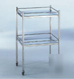 Blickman allen table with guard rail on 4 sides,
