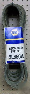Napa 5L650W heavy duty fhp premium industrial v-belts 