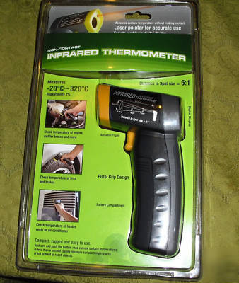 Non-contact handheld infrared thermometer w/lcd display