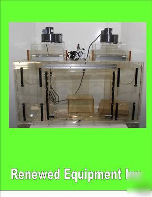Plexiglass flow box hood 18