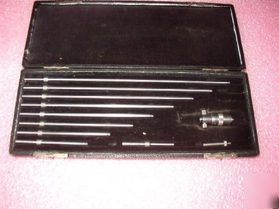 Starrett inside tubular micrometer rods 2-3