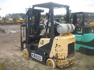 2003 daewoo 5000# forklift cushion tires lp powered hd