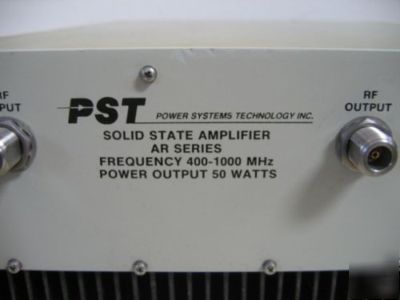 Pst / comtech AR4819-50 amplifier, 400 - 1000 mhz, 50 w