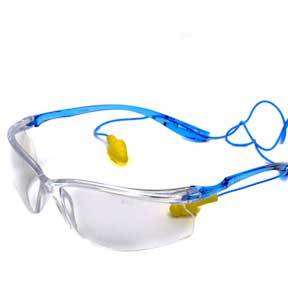 Safety glass virtua sport css with corded ultrafit plug