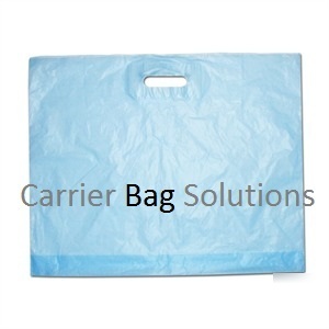 1000 large blue plastic carrier bags - 22