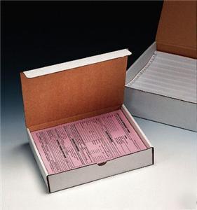 9 x 6-1/2 x 2-3/4 white document boxes (50)