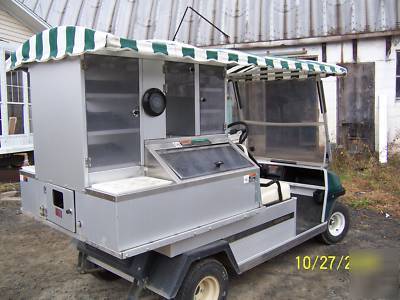 Custom golf cart concession