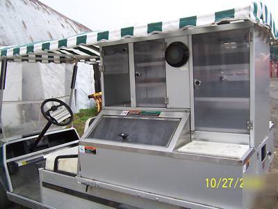 Custom golf cart concession