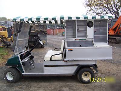 Custom golf cart concession