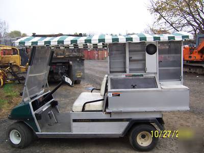 Custom golf cart concession