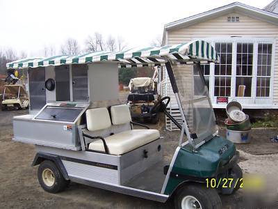 Custom golf cart concession