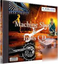 Machine shop and tools, drills, grinders, saws cd