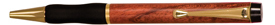 Personalized rosewood pen with gripper-engraved free