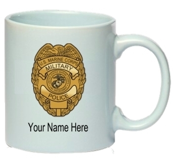 Usmc military police 11 ounce customizable mug