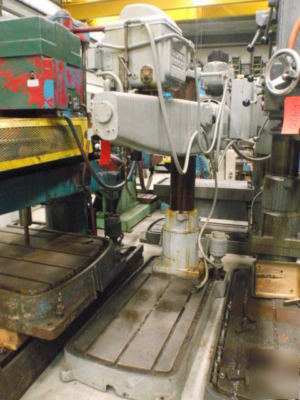 2137 cincinnati bickford 4â€™ radial drill