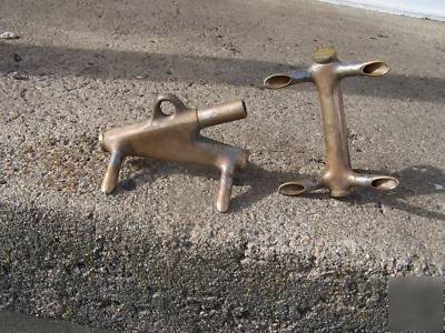 Brass milking machine claws surge delaval universal old