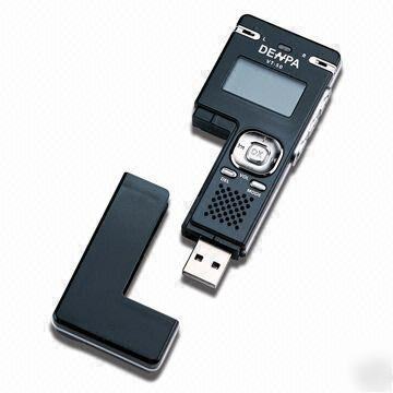 Denpa vt-50 280 hr digital voice phone room recorder 