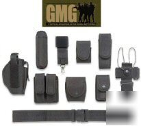 Gmg deluxe tactical police 10PC nylon modular duty belt